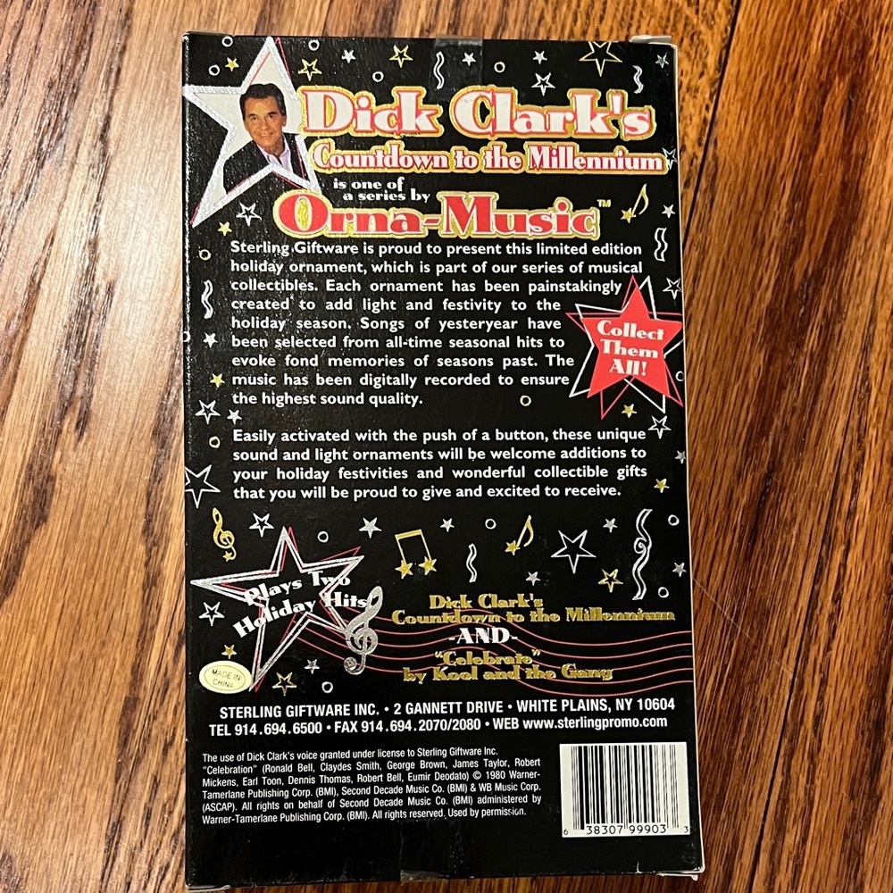 Dick Clark's Countdown to the Millennium Ornament - Picture 2 of 2